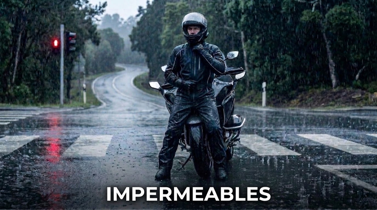 Impermeable para moto y bicicleta con estuche