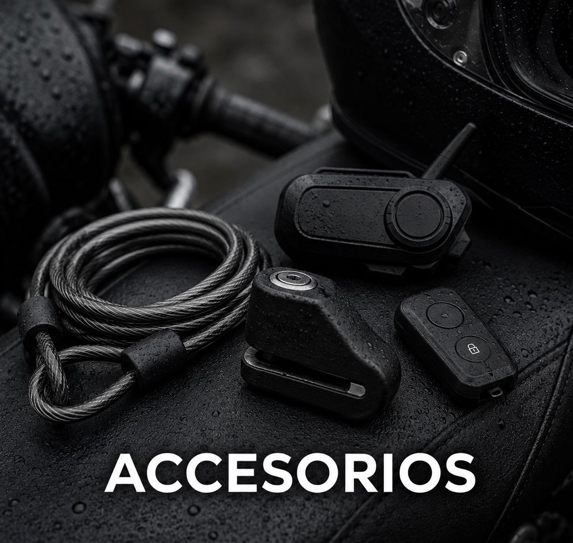 Baúl trasero para moto con espaldar