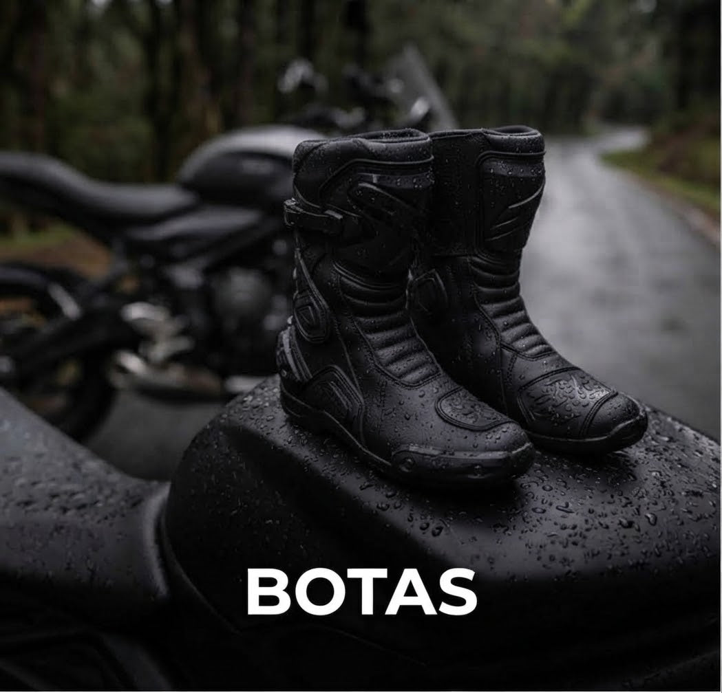 Botas de caucho impermeables para motociclistas