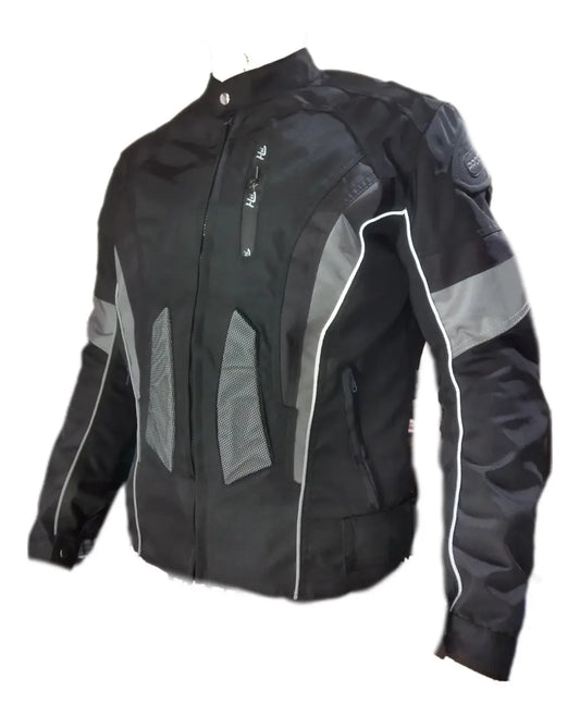Chaqueta Protecciones Y Reflectiva Lona Cuerotex Moto Envío incluido