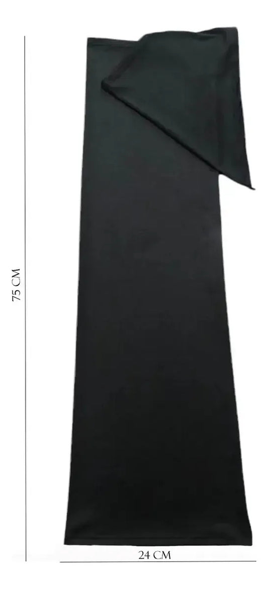 Balaclava cubre cabello largo extendida, 75 centímetros