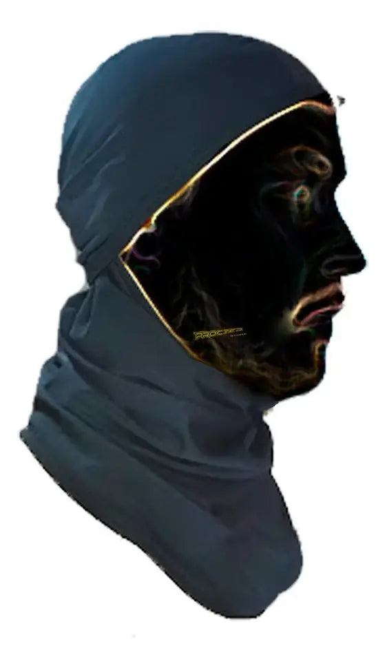 Balaclava de licra fría con protección UV, vista lateral