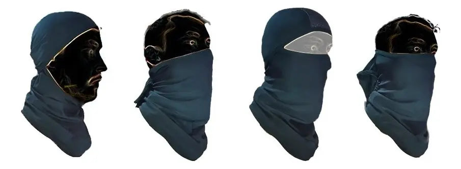 Cuatro formas de usar la balaclava multifuncional de licra