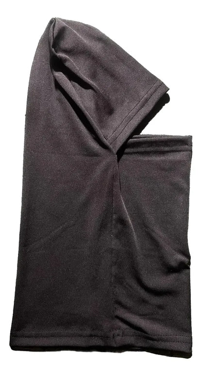 Balaclava gris para moto vista de perfil