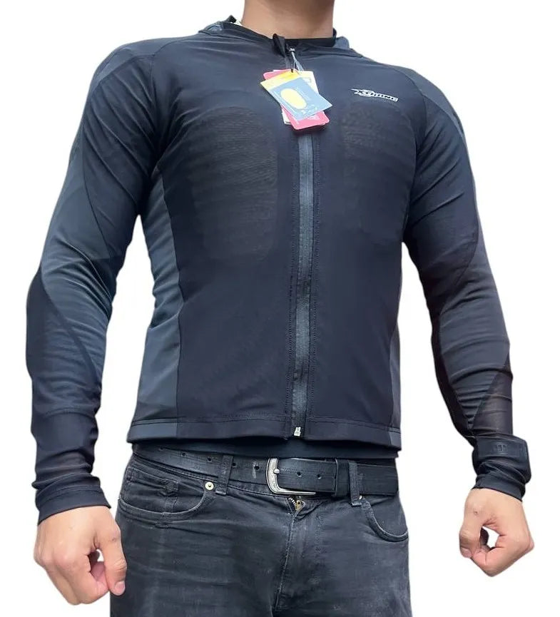 Body armor Xtrong XTR-011 en malla transpirable, vista frontal