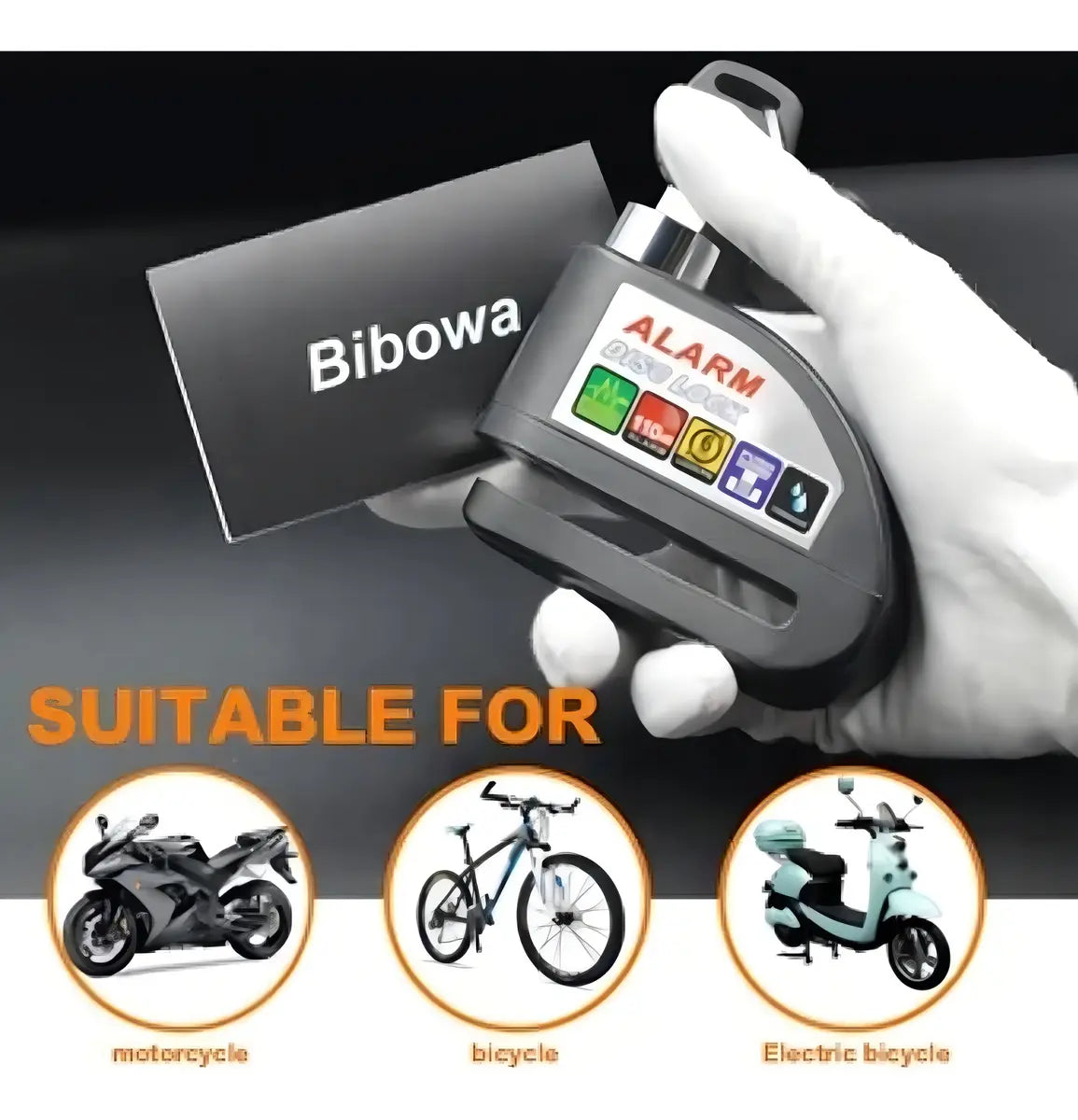 Prueba del sensor de presencia del candado con alarma