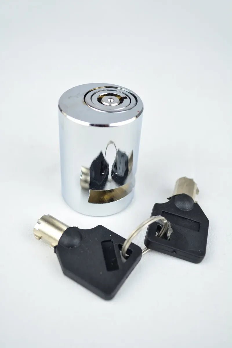 Candado Para Disco Moto Cilindro Tipo Pesado, Sin Alarma. - | Motoruta Store
