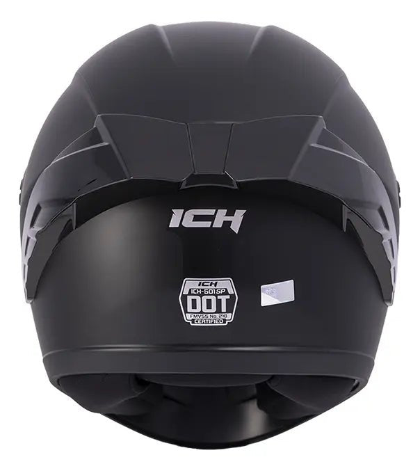 Parte trasera del casco ICH 501 con certificación DOT