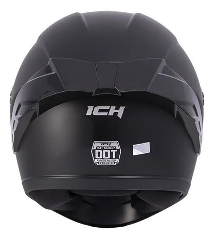 Parte trasera del casco ICH 501 con certificación DOT