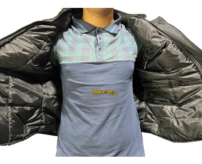 Forro interior de la chaqueta de dotación para motociclista