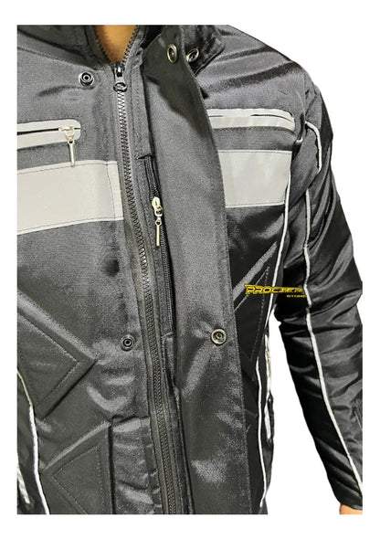 Chaqueta Para Motociclistas Dotacion Protecciones Reflectiva - | Motoruta Store
