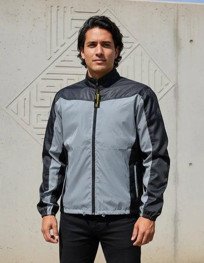Chaqueta Reflectiva Liviana Moto Bicicleta Rompevientos - | Motoruta Store