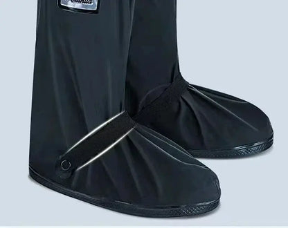 Par de cubre zapatos impermeables con cremallera y reflectivo