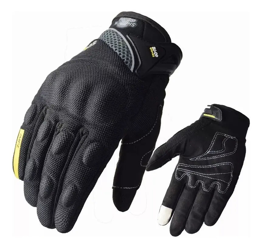 Guantes SU09 negros con punta de dedo táctil