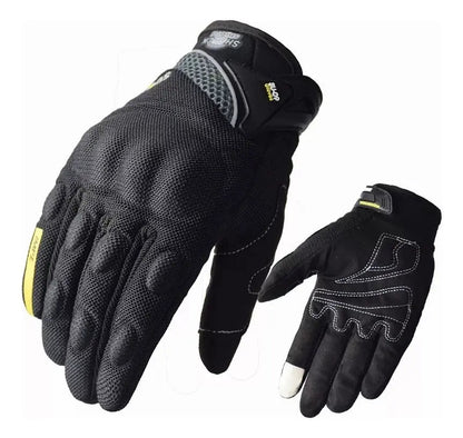 Guantes SU09 negros con punta de dedo táctil
