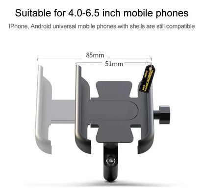 Holder Soporte Para Celular Metálico Alta Seguridad Moto - | Motoruta Store