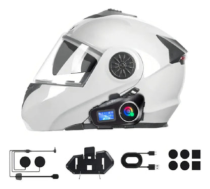 Intercomunicador Q58 MAX Bluetooth 5.3 para Casco con Radio FM y Reducción de Ruido - | Motoruta Store