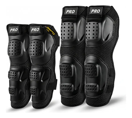 Kit JN16 de cuatro protecciones con malla transpirable