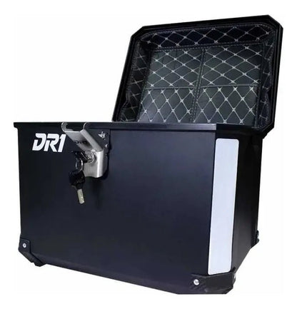 Maletero Cuadrado Dr1 70 Lt Black Negro - | Motoruta Store