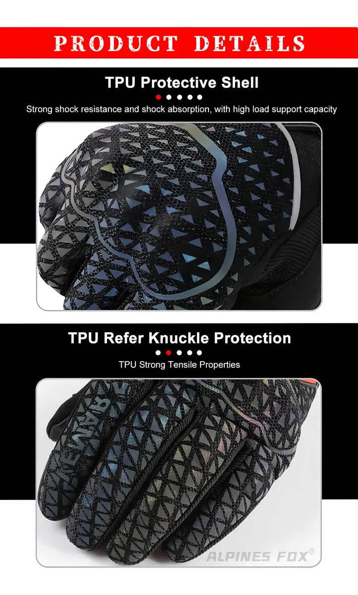 Caparazón TPU y protección de nudillos del guante Vemar