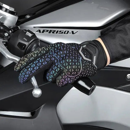 Par de guantes para motociclista Vemar VE-17 negro talle M - | Motoruta Store
