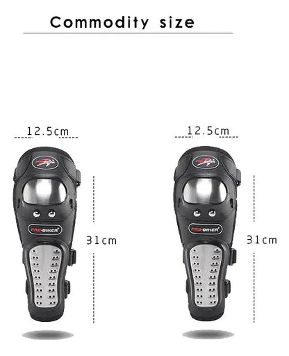 Rodilleras Ajustables Para Niño Protección Metálica - | Motoruta Store