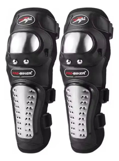 Rodilleras Ajustables Para Niño Protección Metálica - | Motoruta Store