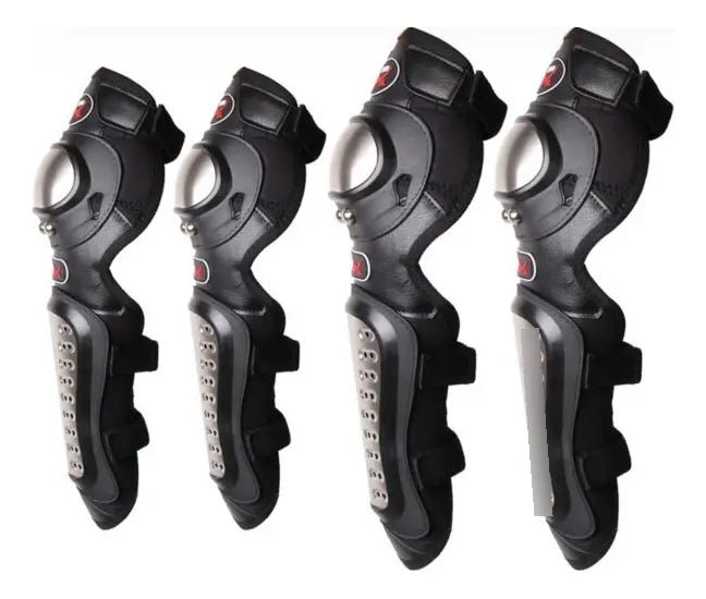 Rodilleras Y Coderas Metálicas Para Motociclistas M01 - | Motoruta Store