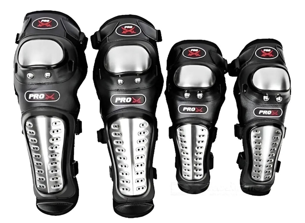 Rodilleras Y Coderas Metálicas Para Motociclistas M01 - | Motoruta Store