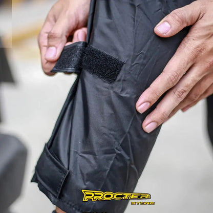 Puño del pantalón impermeable con ajuste de velcro