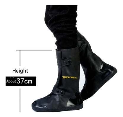 Zapatón impermeable de caña larga con altura de 37 centímetros