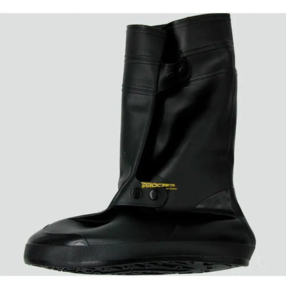 Par de zapatones impermeables negros de caña larga